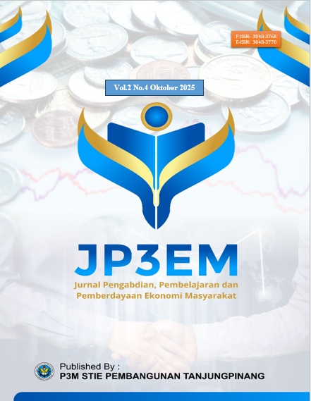 Jurnal Pengabdian, Pembelajaran dan Pemberdayaan Ekonomi Masyarakat